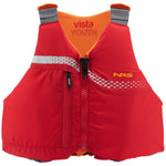 NRS Vista Youth Lifejacket (PFD) in Red front