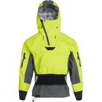 NRS Women's Orion Paddling Jacket in Lime front up
