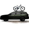 Kuat Piston SR Bike Roof Rack mounted on a car with bike loaded