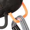 Mammut Ophir 4 Slide Rock Climbing Harness in Black/Safety Orange gear loops