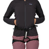 Patagonia Women's Nano-Air Light Hybrid Hoody in Black model pocket