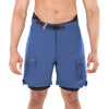 Level Six Men's Pro Guide Neoperene Lined Shorts in Deep Blue front