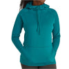 NRS Women's Expedition Weight Hoodie in Glacier model front crop