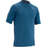NRS Men's HydroSkin 0.5 Short Sleeve Shirt in Poseidon right