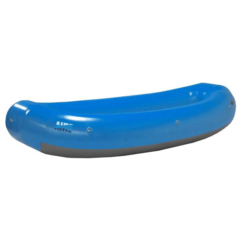 AIRE Cub Self Bailing Raft in Blue angle