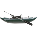 Outcast PAC 900FS Pontoon Boat in Green/Gray side