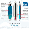 Hala Playa Tour EX Inflatable Stand-Up Paddle Board (SUP) details