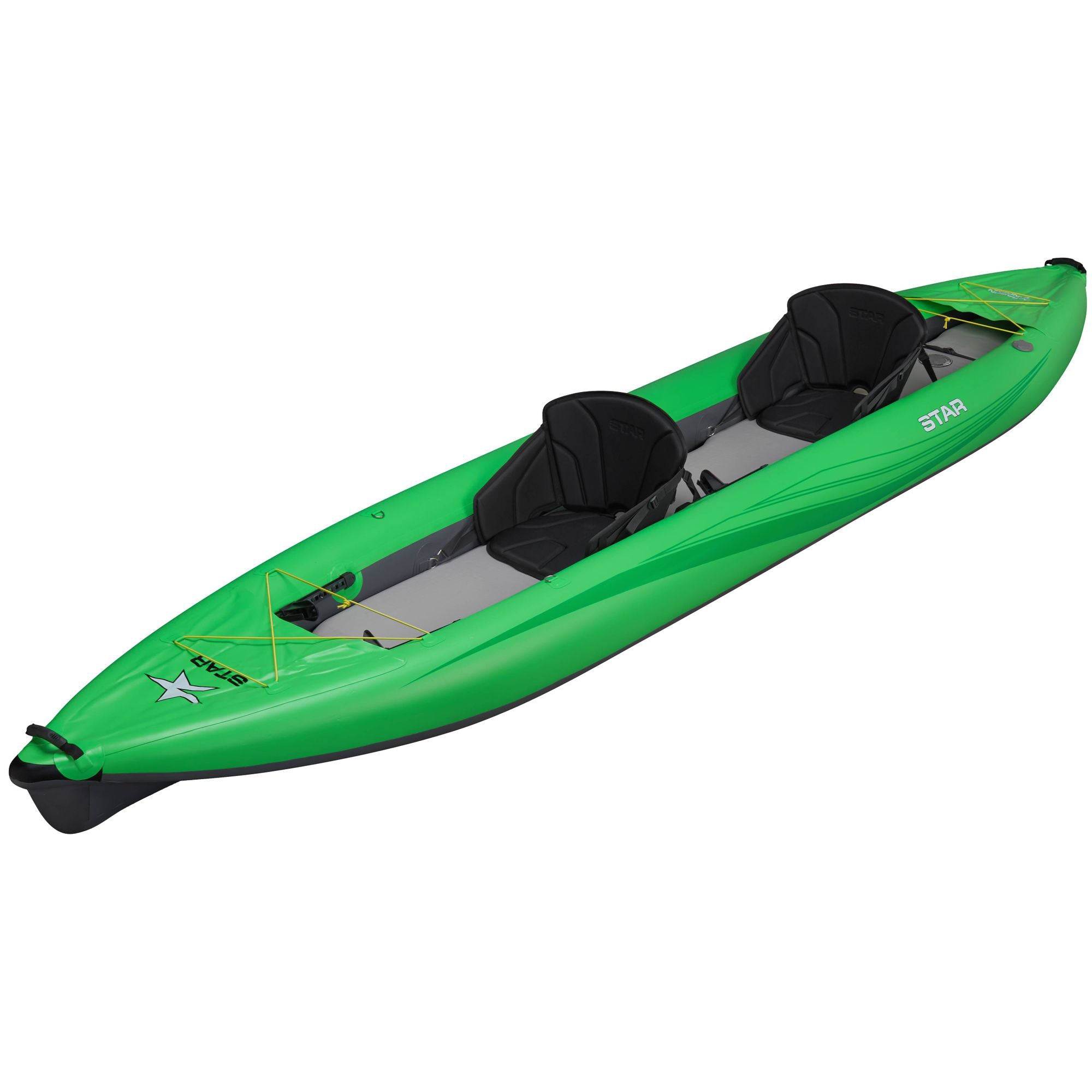 Star Paragon Tandem Inflatable Kayak in Lime angle