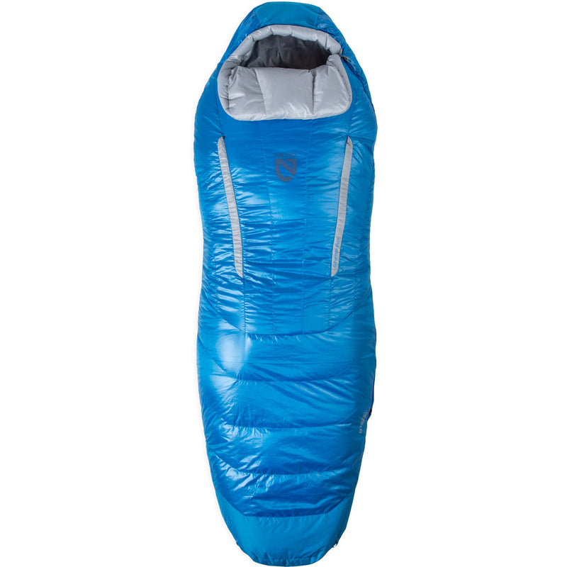 Nemo Equipment Men's Disco 30-Degree Endless Promise Down Sleeping Bag in Brilliant Blue closed
