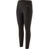 Patagonia Women's Capilene Mid Weight Bottoms in Black angle
