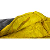 Nemo Sonic 0 Degree Down Sleeping Bag in Goodnight Gray/Goldfinch draft collar