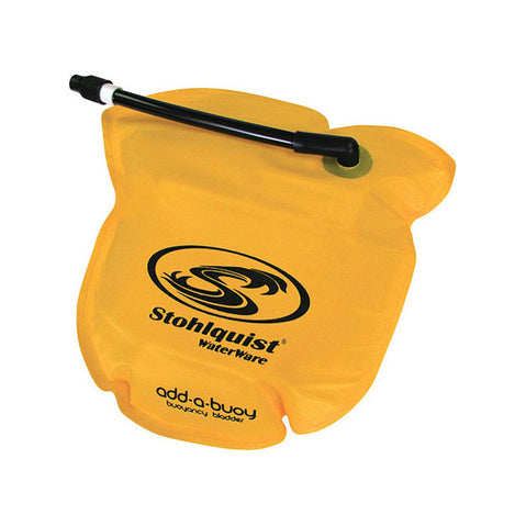 Stohlquist Add-A-Buoy PFD Bladder in Yellow/Black front