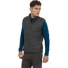 Patagonia Men's Nano Puff Vest in Forge Grey model front view