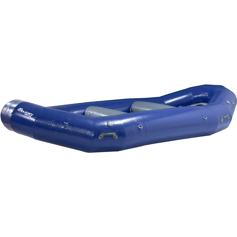 AIRE Tributary Fourteen HD Self Bailing Raft in Blue angle