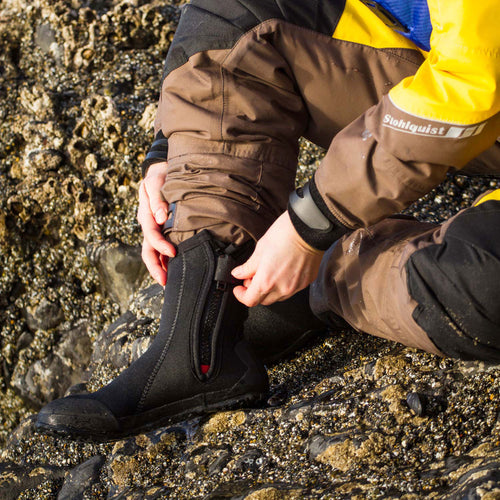 Stohlquist Tideline Neoprene Boots in Lifestyle