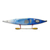 Malone J-Dock Kayak Storage Rack with kayak and paddle