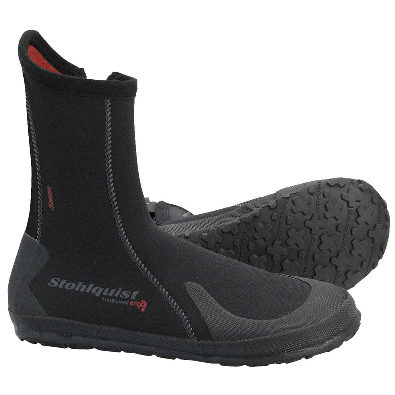 Stohlquist Tideline Neoprene Boots in Black front
