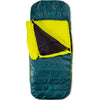 Nemo Jazz 30 Degree Synthetic Sleeping Bag in Lagoon/Lumen draft collar