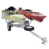 Malone MicroSport 2 Kayak Bunk-Style Trailer Package with kayak loaded