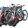 Malone Hanger Spare Tire OS 3-Bike Carrier loaded with bikes