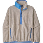 Patagonia Women's Synchilla Marsupial Jacket in Oatmeal/Heather Blue front