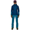 Patagonia Women's Upstride Jacket Lagom Blue full length front view