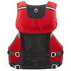 NRS Chinook OS Fishing Lifejacket (PFD) in Red back