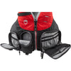 NRS Chinook OS Fishing Lifejacket (PFD) in Red Pockets open