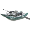 Outcast PAC 800FS Pontoon Boat in Green/Gray left