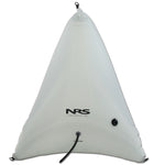 NRS 3-D Short Solo Canoe Float Bag in Gray front