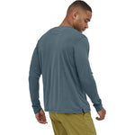 Patagonia Men's Capilene Cool Merino Long Sleeve Shirt model back