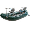 Outcast PAC 1400 Self-Bailing Raft in Green angle view