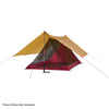 MSR Thru-Hiker Mesh House 2-person Camping Tent tarp