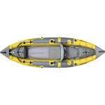 Advanced Elements StraitEdge Angler Inflatable Kayak in Yellow/Gray top