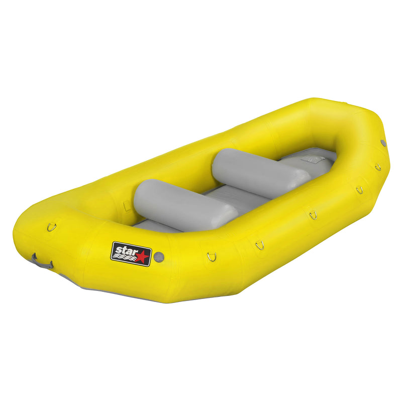 Star Inflatables Select Thunder 12 Self-Bailing Raft in Yellow angle