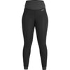 NRS Women's HydroSkin 0.5 Pants in Black/Graphite front