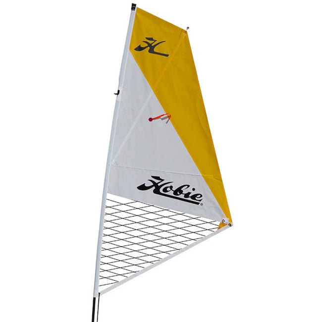 Hobie iSail Inflatable Kayak Sail Kit in White/Papaya angle