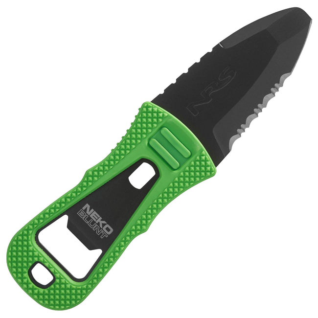 NRS Neko Blunt Knife in Green angle