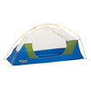 Marmot Tungsten 1 Person Backpacking Tent in Foliage/Dark Azure nofly door open