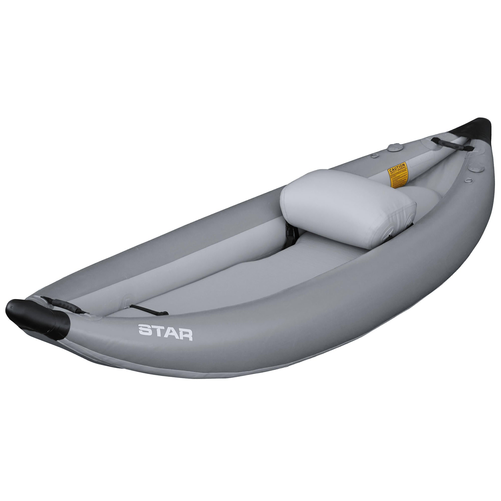 Star Outlaw I Inflatable Kayak in Gray angle
