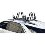 Malone Ecorack Kayak Carrier 2-Pack installed on a car