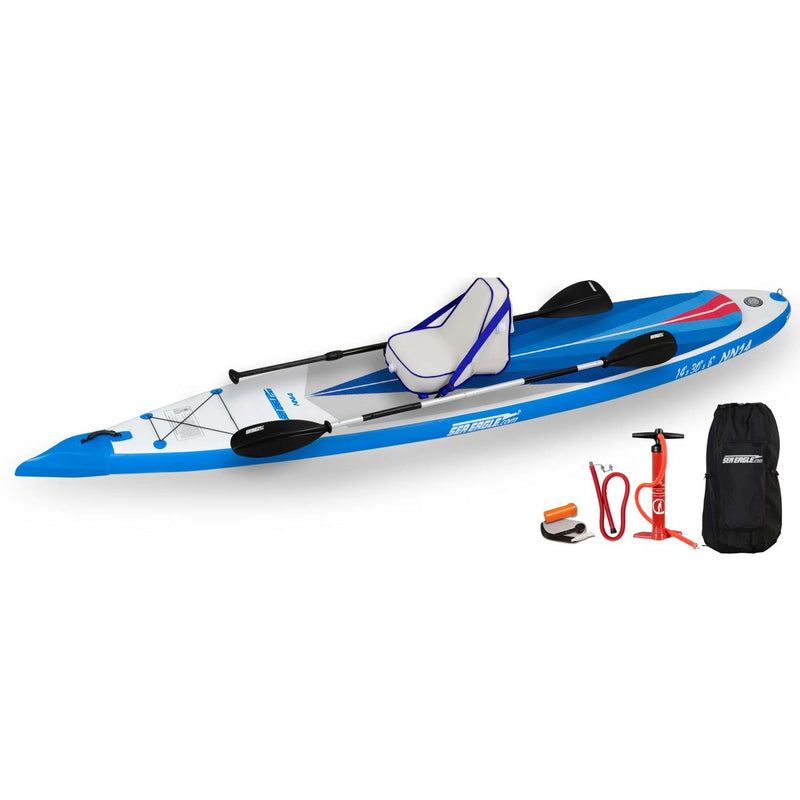 Sea Eagle NeedleNose 14 Inflatable Stand-Up Paddle Board (SUP) Deluxe Package