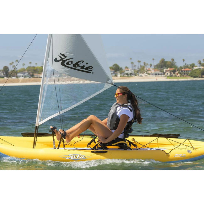 Hobie iSail Inflatable Kayak Sail Kit lifestyle