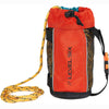 Level Six Compact Quickthrow Throw Bag in Orange front closed