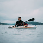 Aqua-Bound Sting Ray Carbon Posi-Lok 4-Piece Kayak Paddle used with kayak