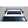 Malone VersaRail Bare Roof Cross Rail System on a car with a sunroof