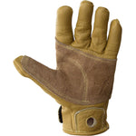 Metolius Full Finger Belay Gloves in Natural front