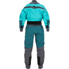 NRS Women's Phenom GORE-TEX Pro Dry Suit in Aqua back