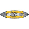 Advanced Elements Island Voyage 2 Inflatable Kayak in Yellow/Gray top