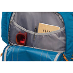 Kelty Redwing 50 Backpack in Lyon's Blue/Golden Oak pocket